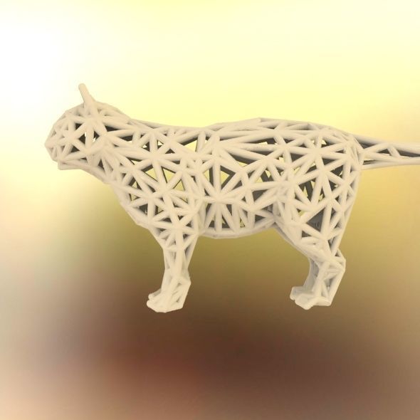 Standing Cat 3D print model_50