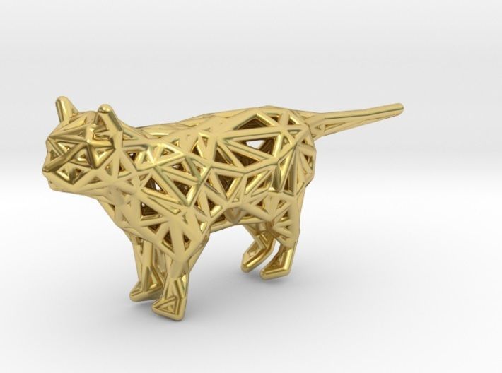 Standing Cat 3D print model_23