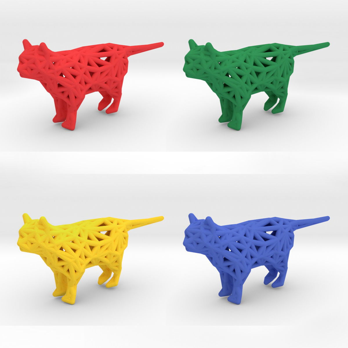 Standing Cat 3D print model_8