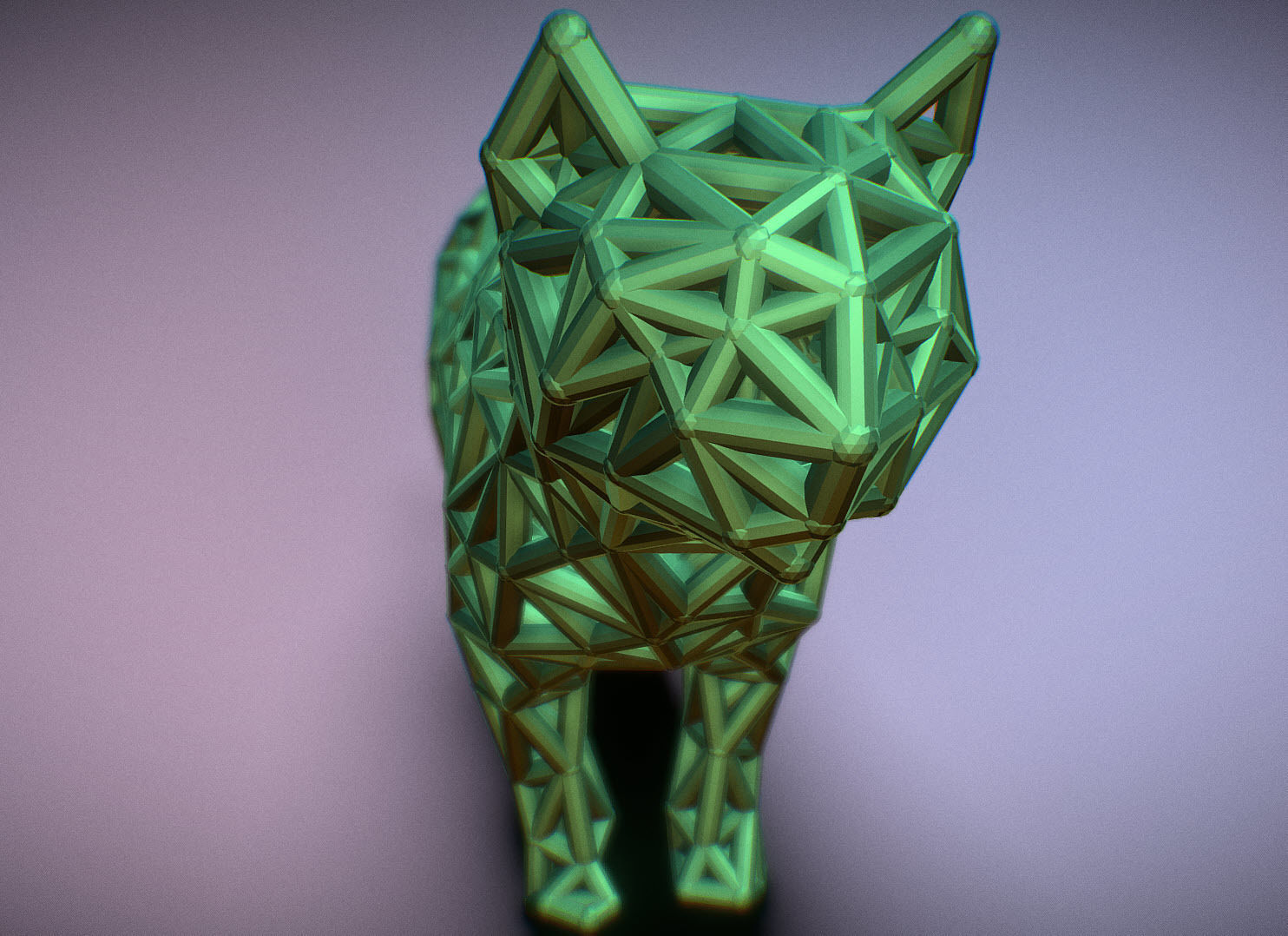 Standing Cat 3D print model_35