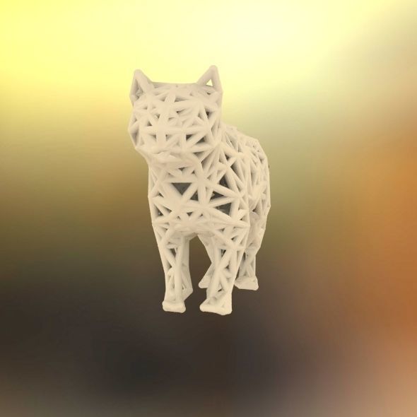 Standing Cat 3D print model_55