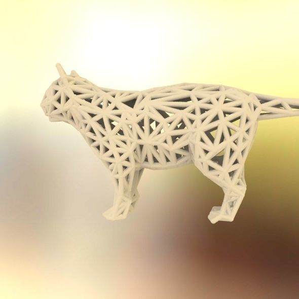 Standing Cat 3D print model_49