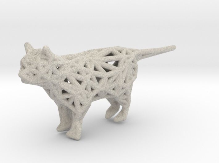 Standing Cat 3D print model_27
