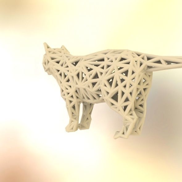 Standing Cat 3D print model_47