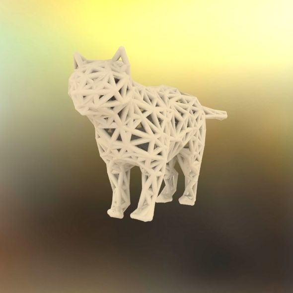 Standing Cat 3D print model_54