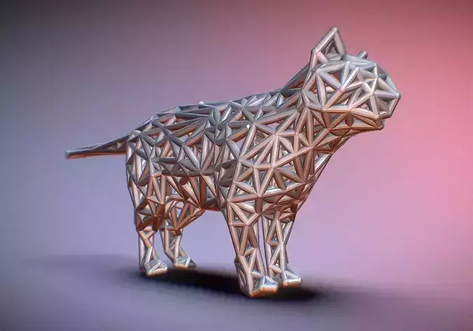 Standing Cat 3D print model