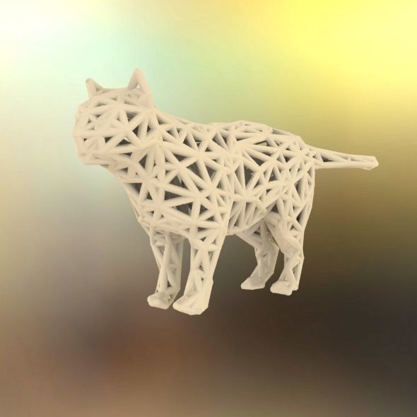 Standing Cat 3D print model_53