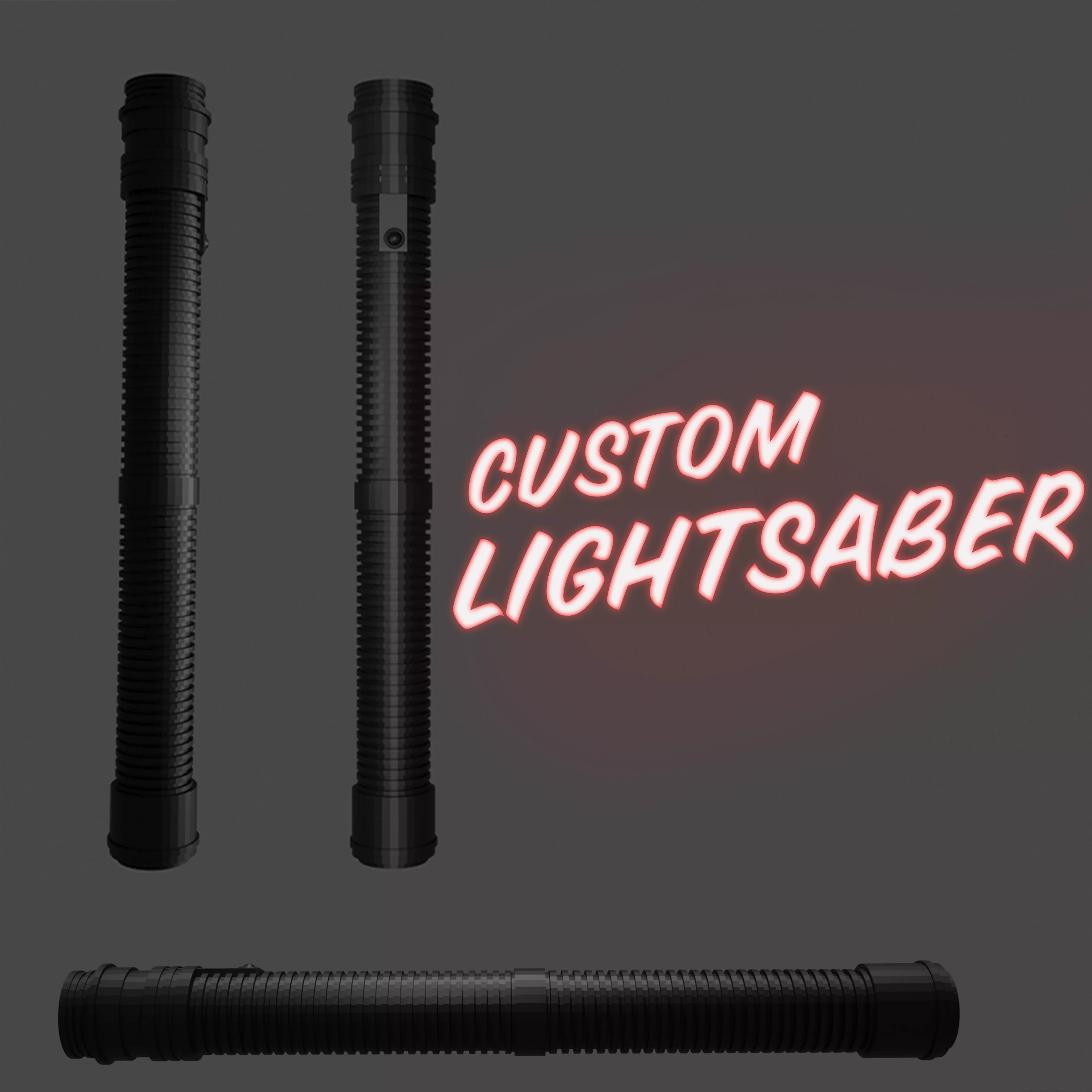 Custom LightSaber 3D model 3D model