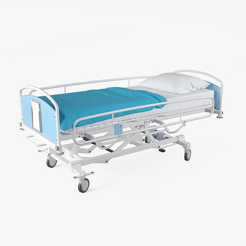 Hospital Bed 3D model