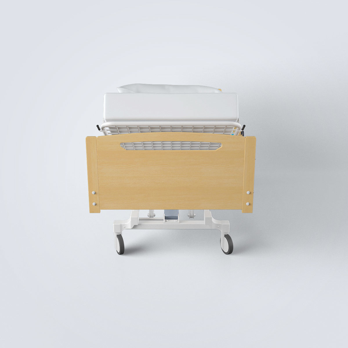 Hospital Bed 3D model_4