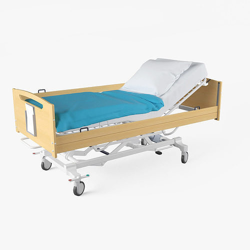Hospital Bed 3D model