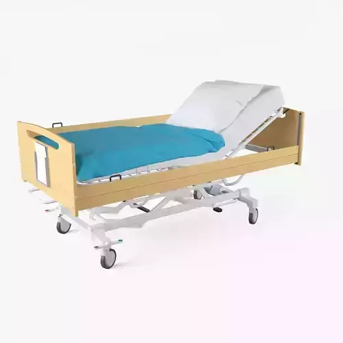 Hospital Bed 3D model Hospital Bed 3D model
