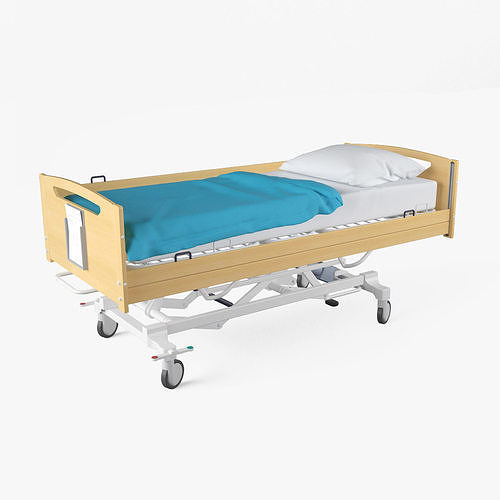 Hospital Bed 3D model