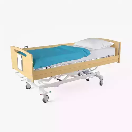 Hospital Bed 3D model