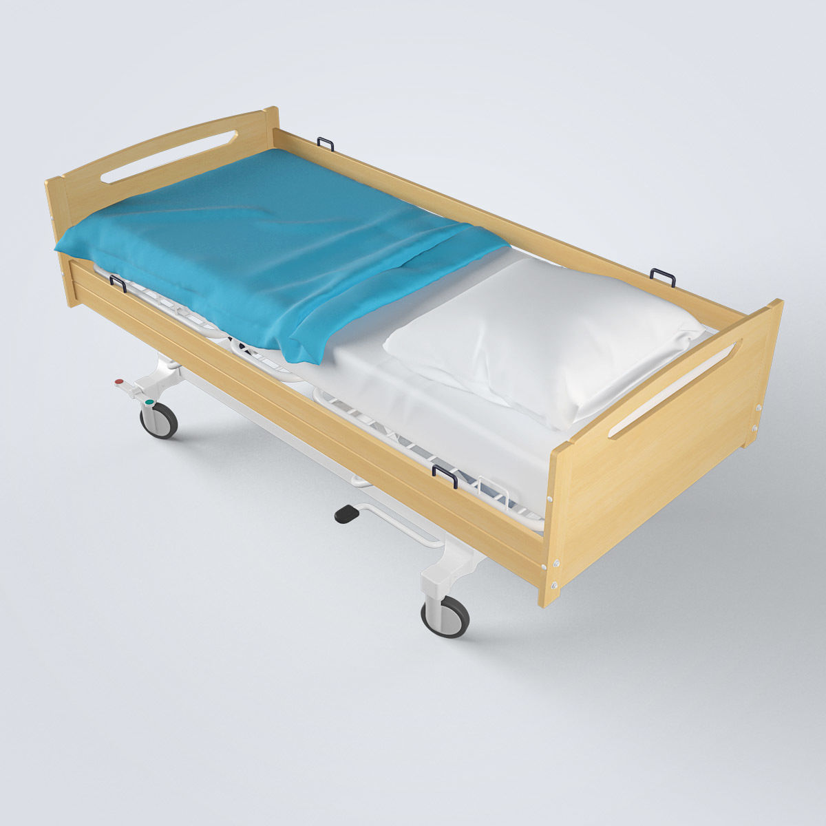 Hospital Bed Set 3D model_27