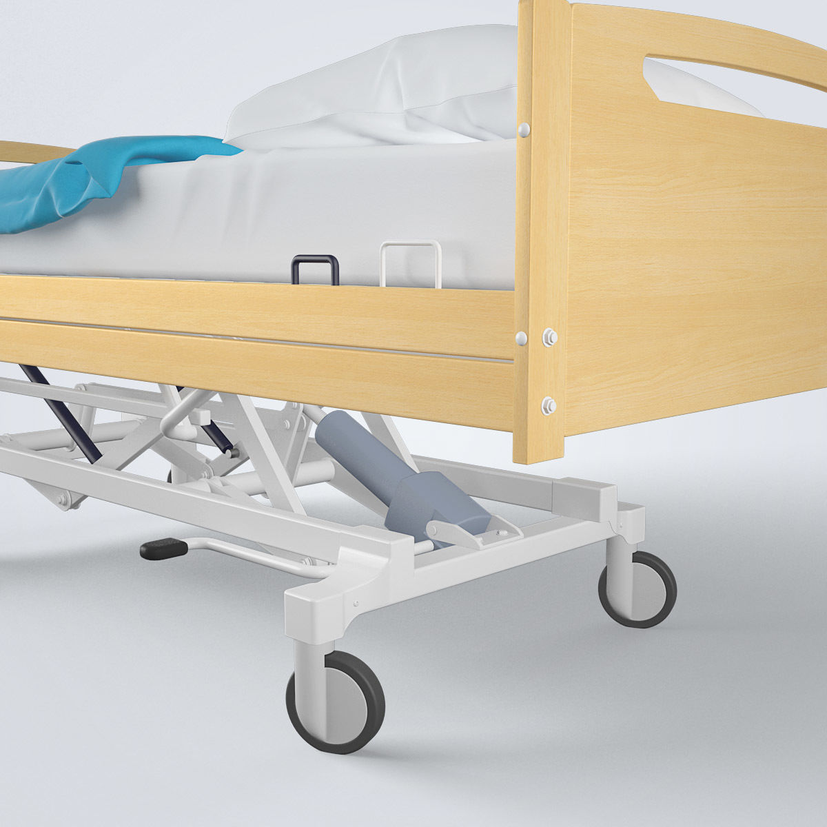 Hospital Bed Set 3D model_29