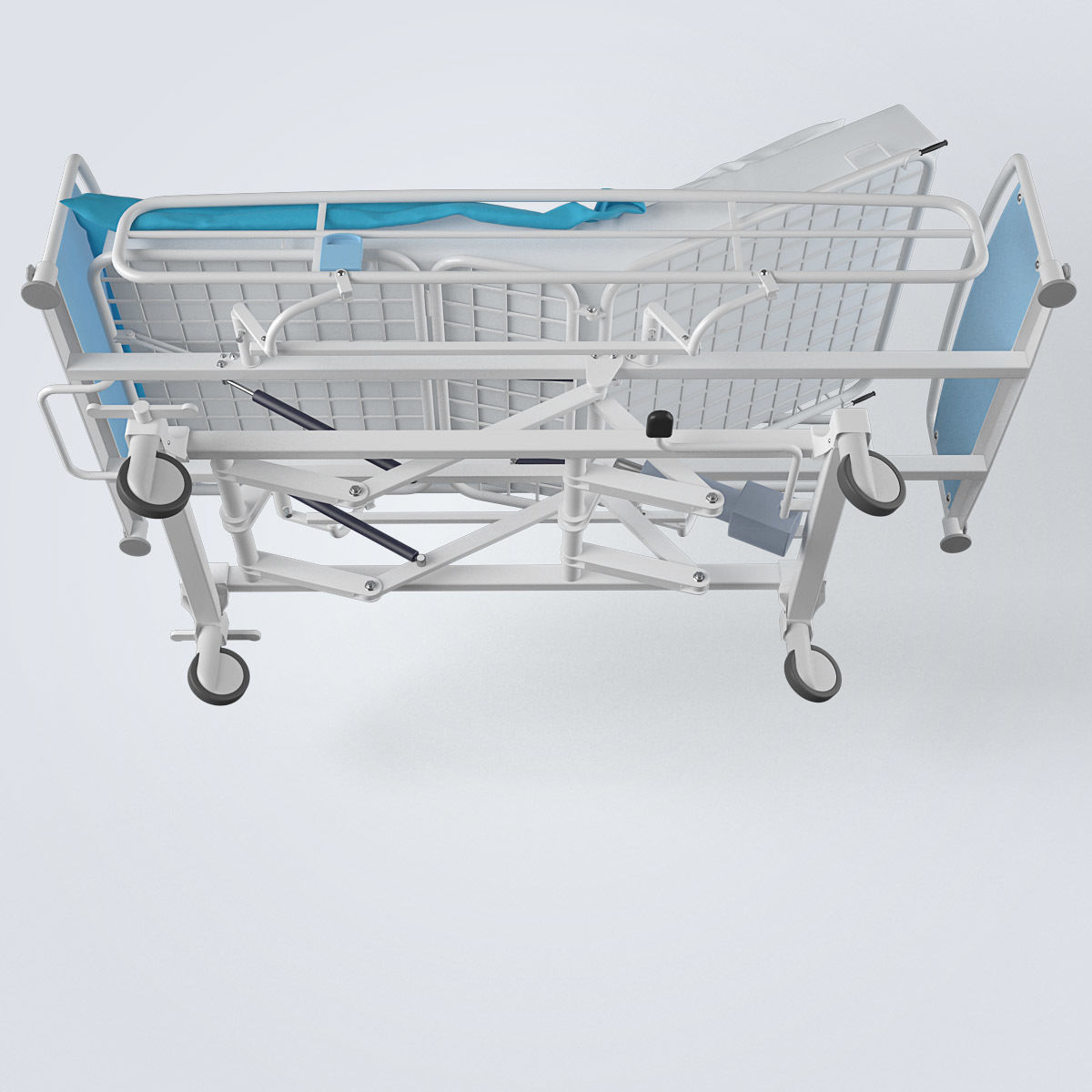 Hospital Bed Set 3D model_10