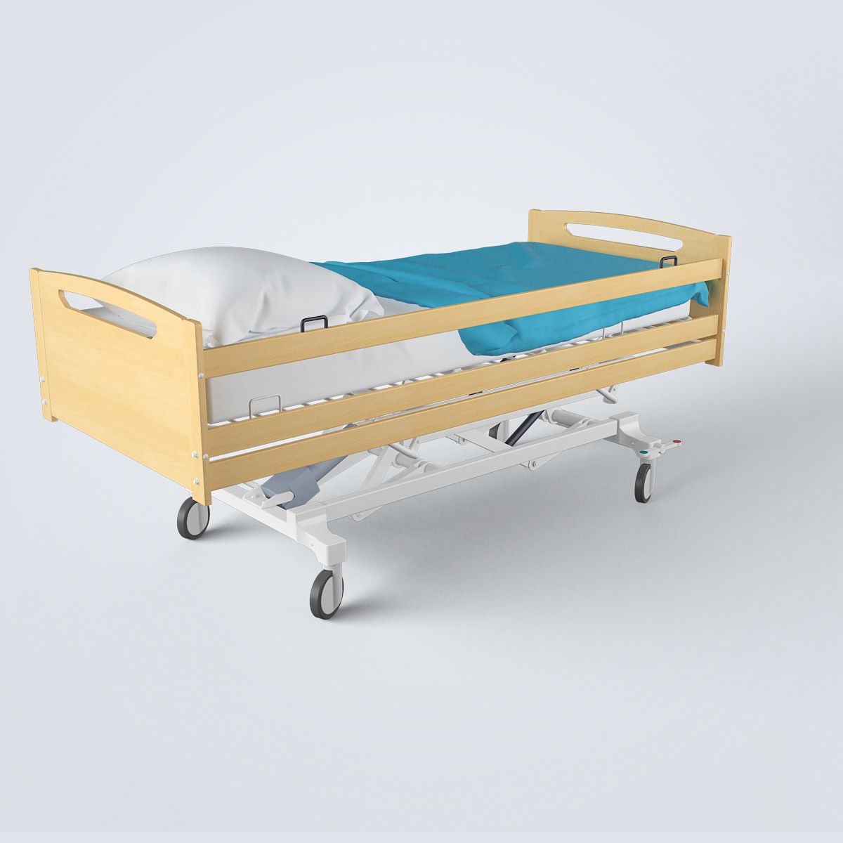 Hospital Bed Set 3D model_20
