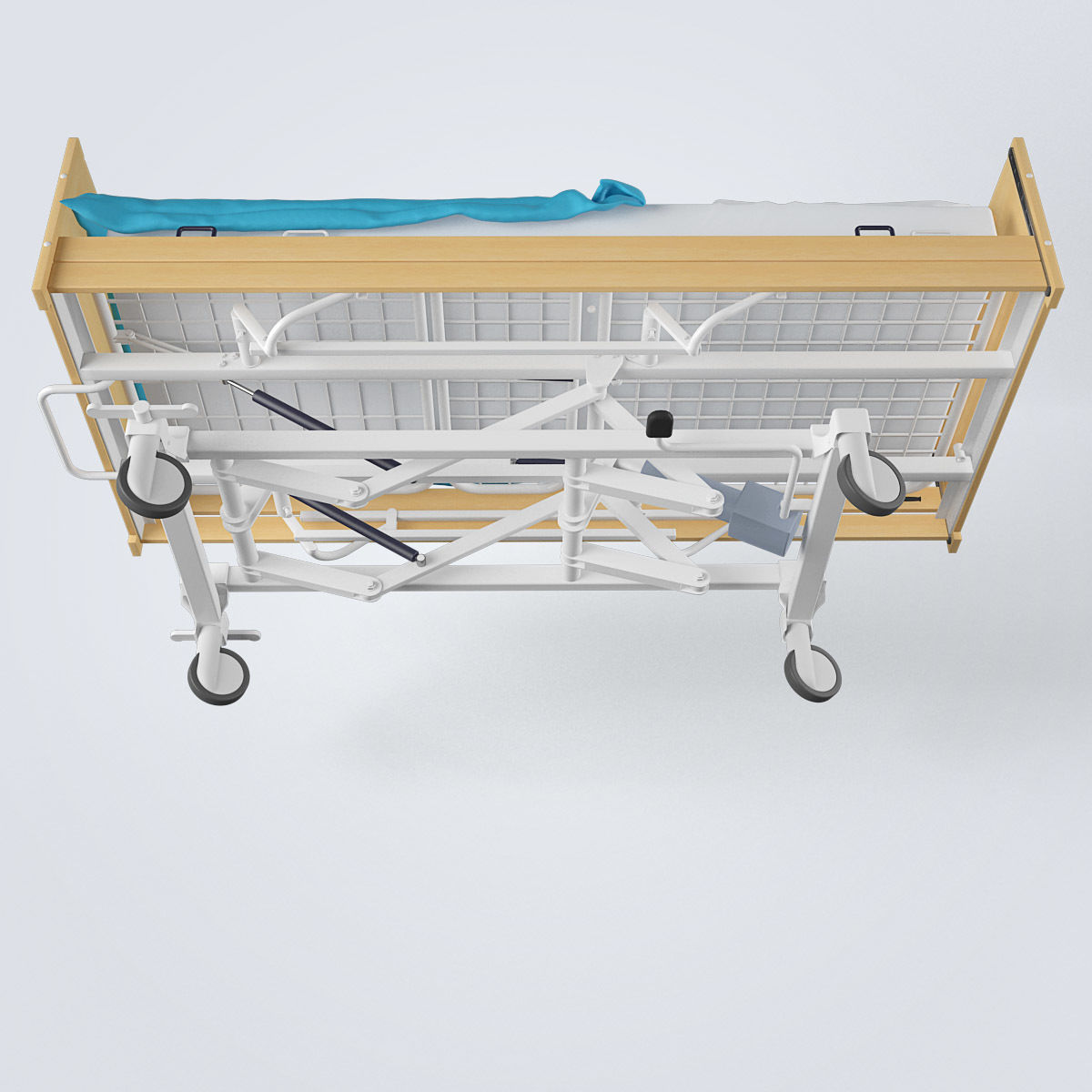 Hospital Bed Set 3D model_25