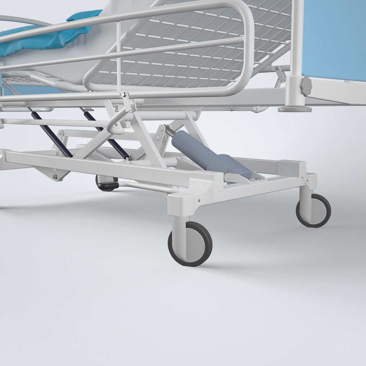 Hospital Bed Set 3D model_14