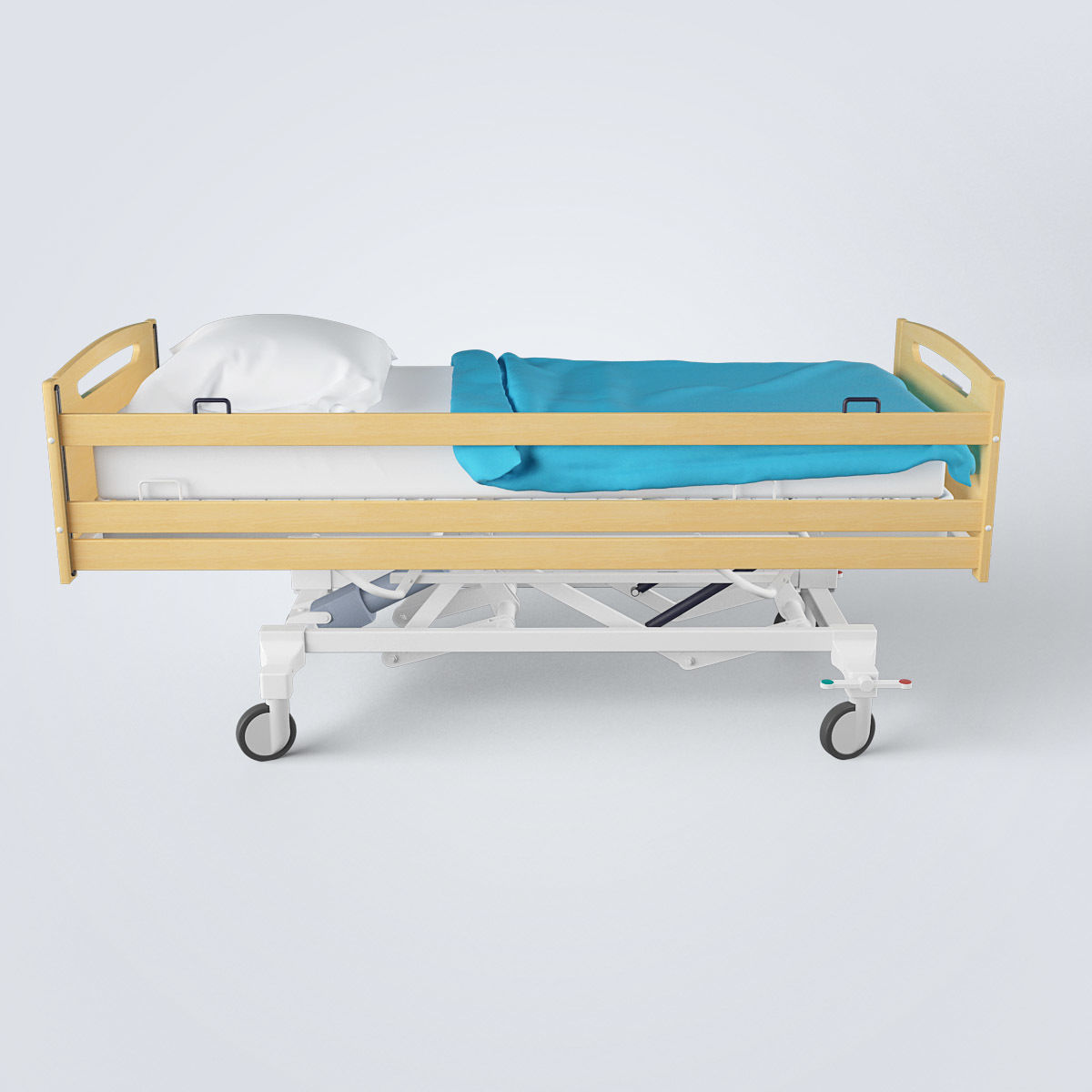 Hospital Bed Set 3D model_21