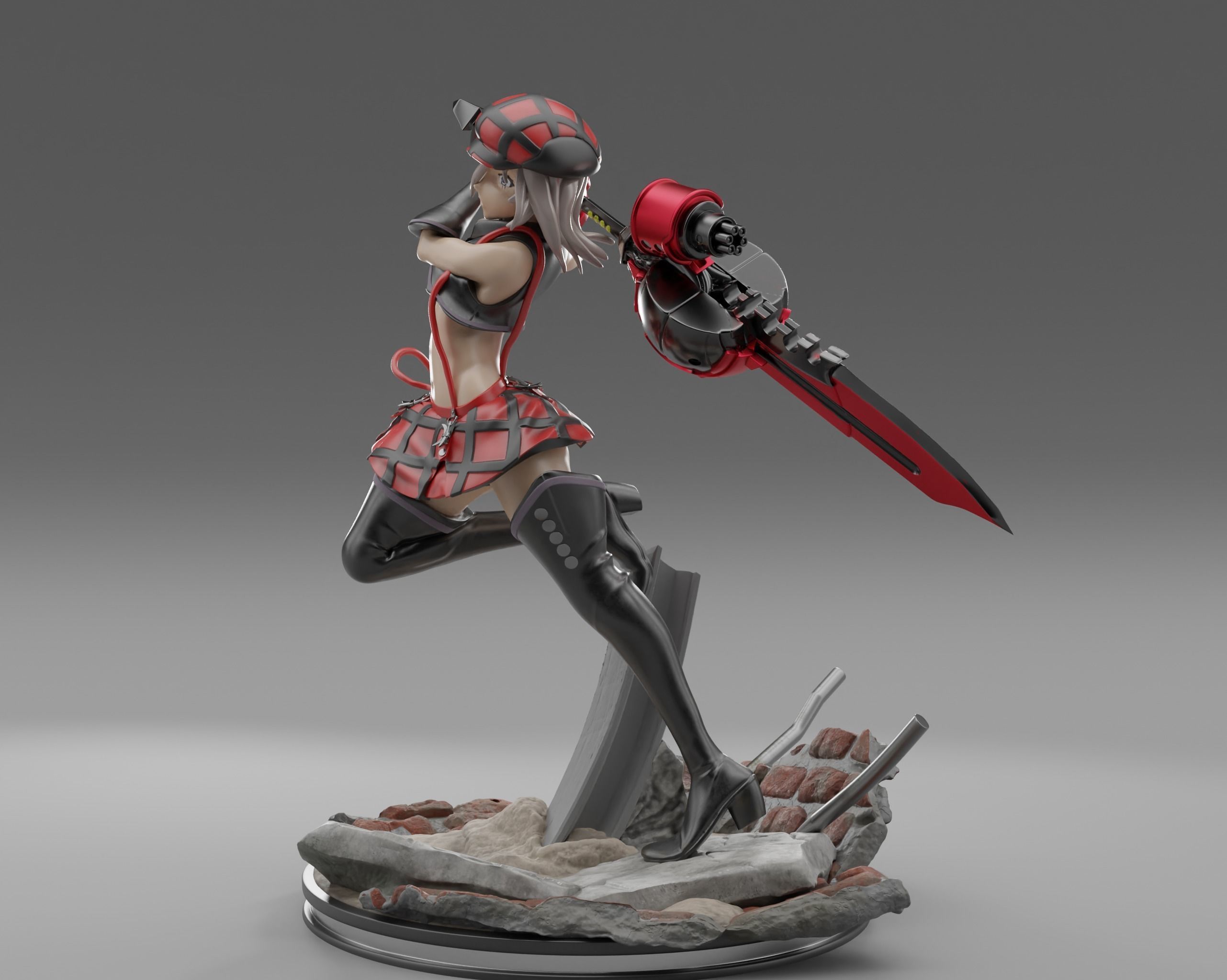 God Eater Alisa 3D print model 3D print model_1