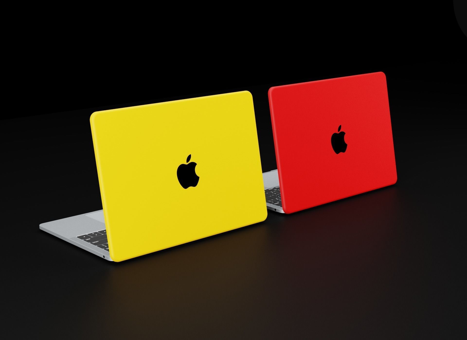 Apple MacBook Pro 13 and 16 inch 2019 and 2020 3D Model Collection_12