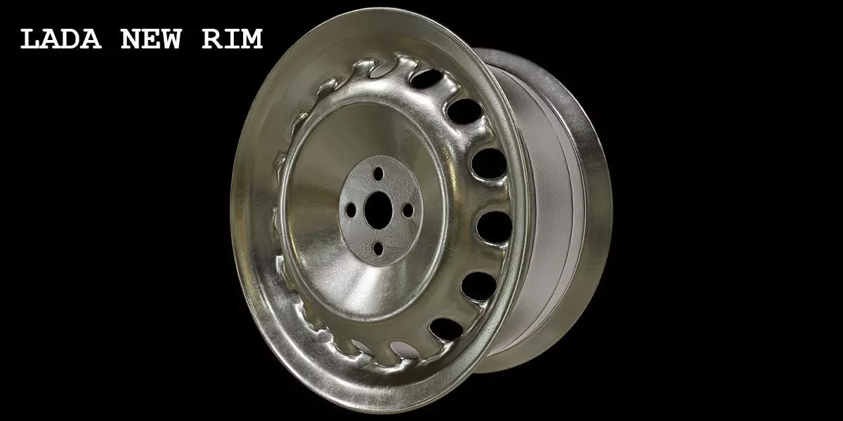 LADA New Rim game ready by mkaplunow Low-poly 3D model_0