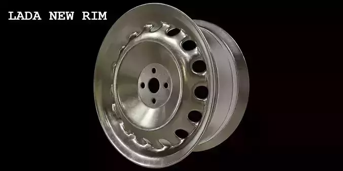 LADA New Rim game ready by mkaplunow Low-poly 3D model