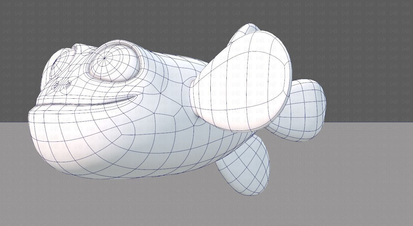 Fish V06 Low-poly 3D model_16