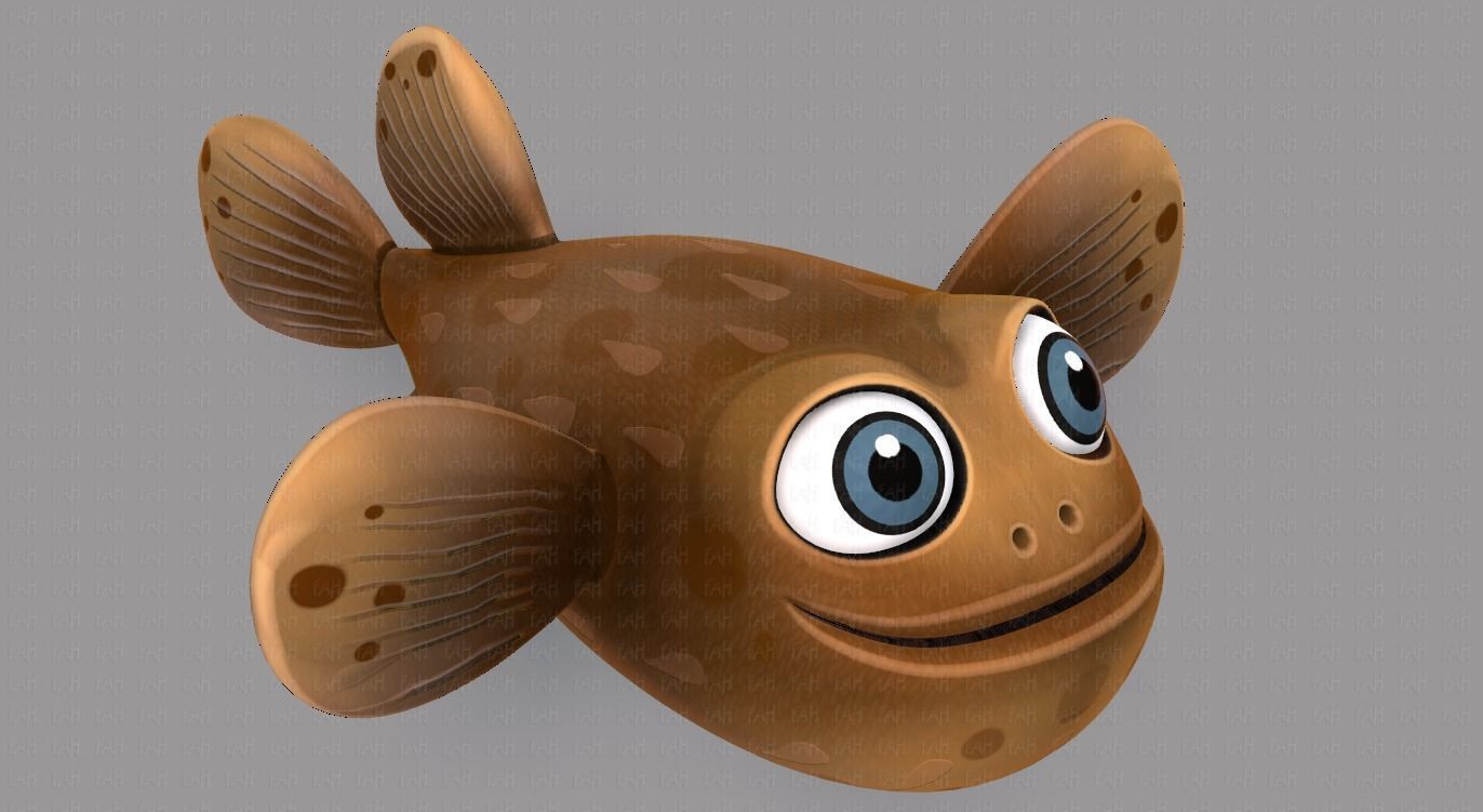 Fish V06 Low-poly 3D model_33