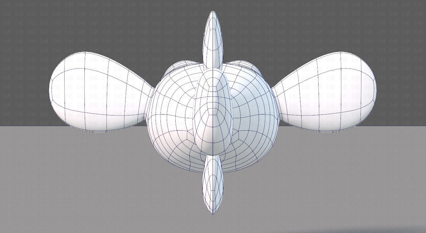 Fish V06 Low-poly 3D model_13