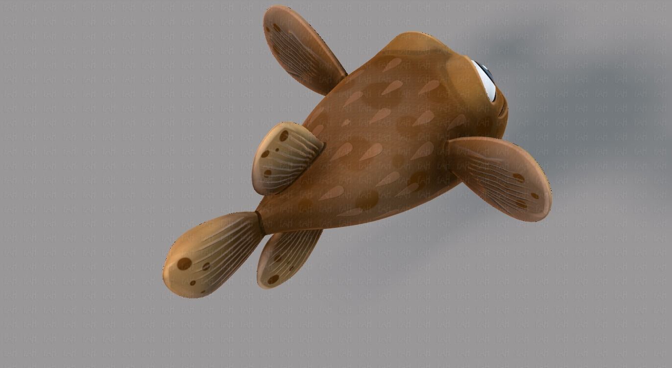 Fish V06 Low-poly 3D model_20