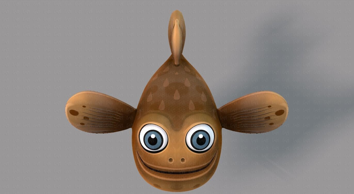Fish V06 Low-poly 3D model_17