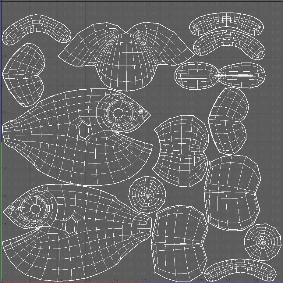 Fish V06 Low-poly 3D model_41