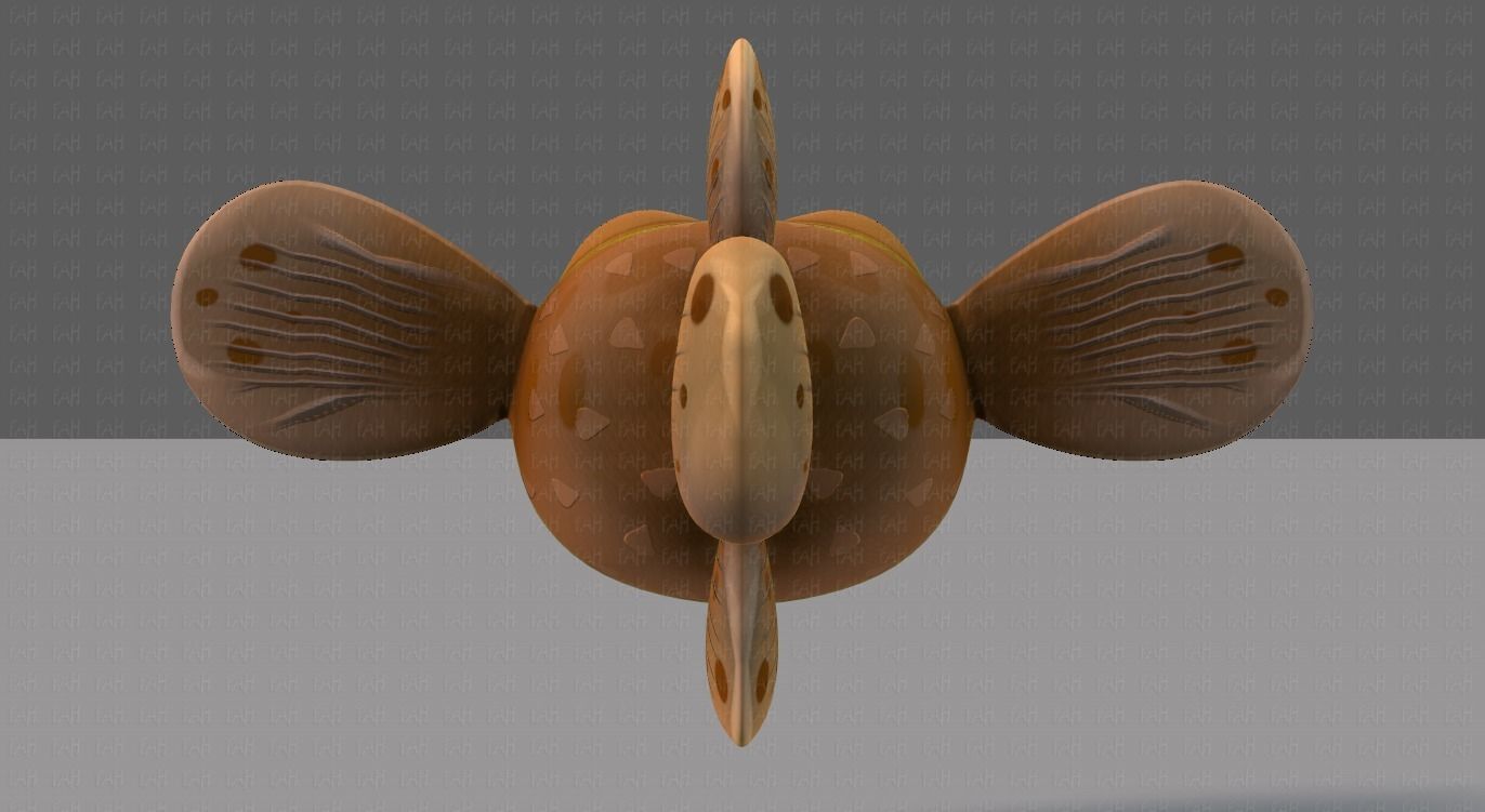 Fish V06 Low-poly 3D model_5