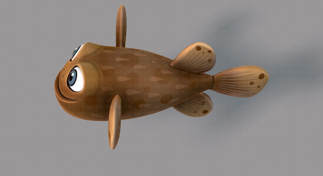 Fish V06 Low-poly 3D model_23