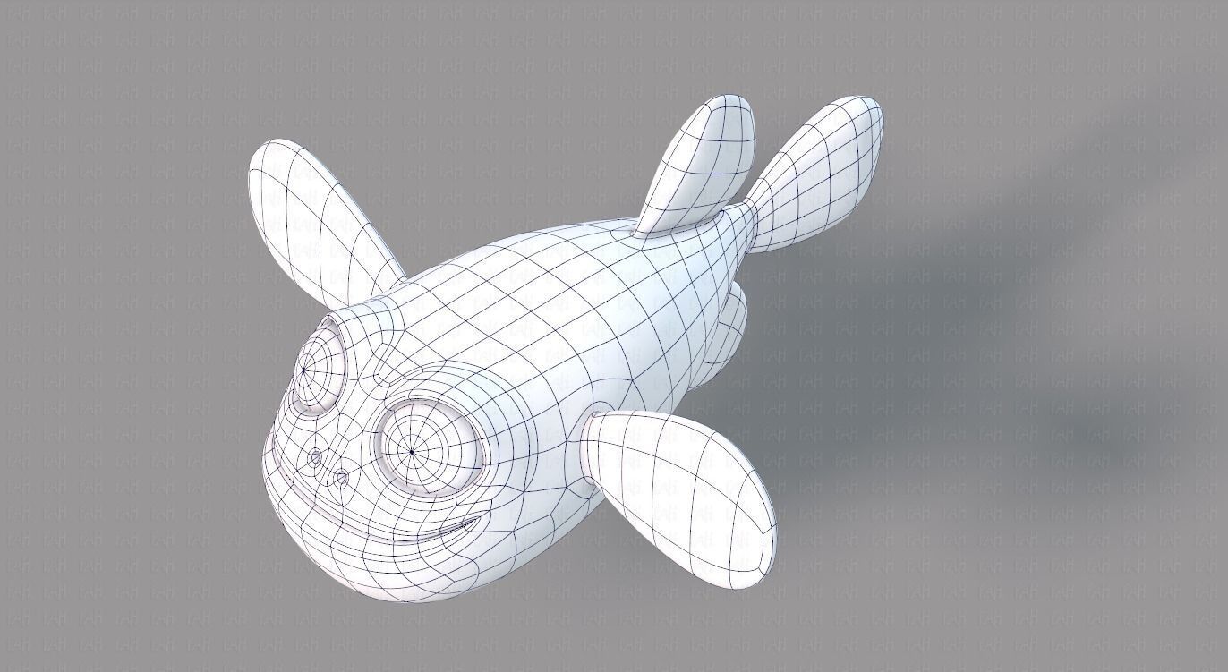 Fish V06 Low-poly 3D model_32