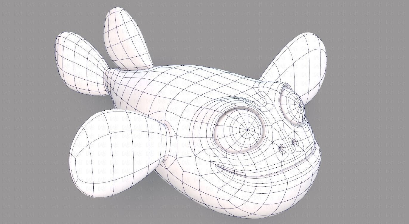 Fish V06 Low-poly 3D model_34