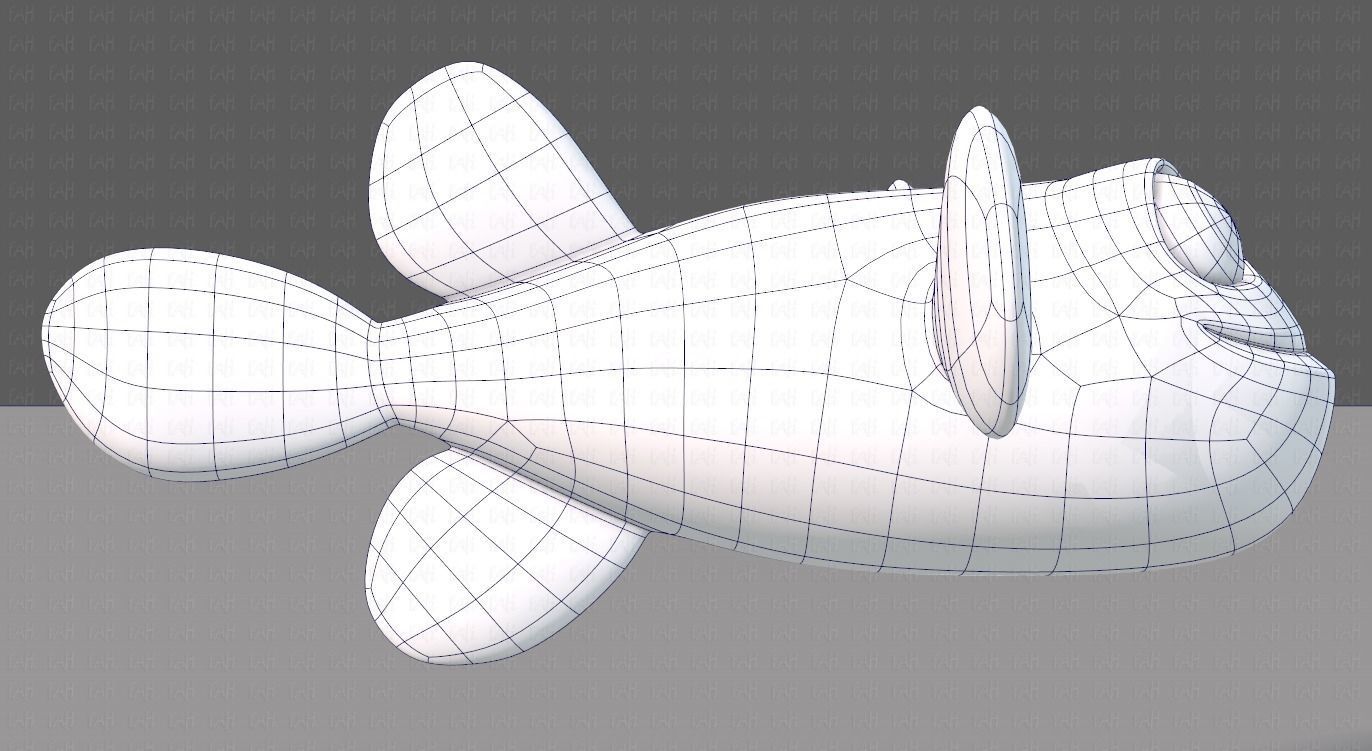 Fish V06 Low-poly 3D model_11
