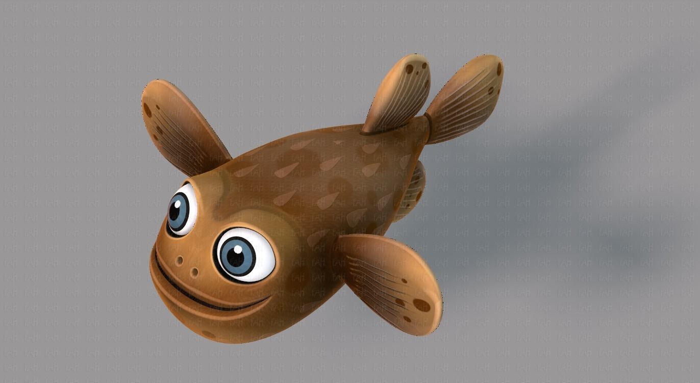 Fish V06 Low-poly 3D model_24