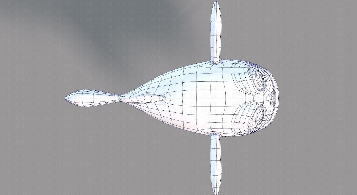 Fish V06 Low-poly 3D model_36