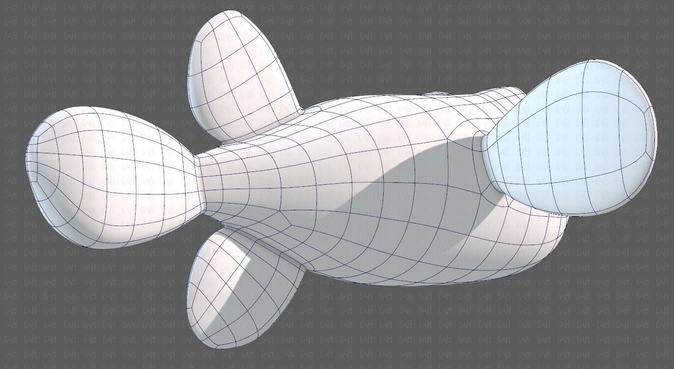 Fish V06 Low-poly 3D model_40