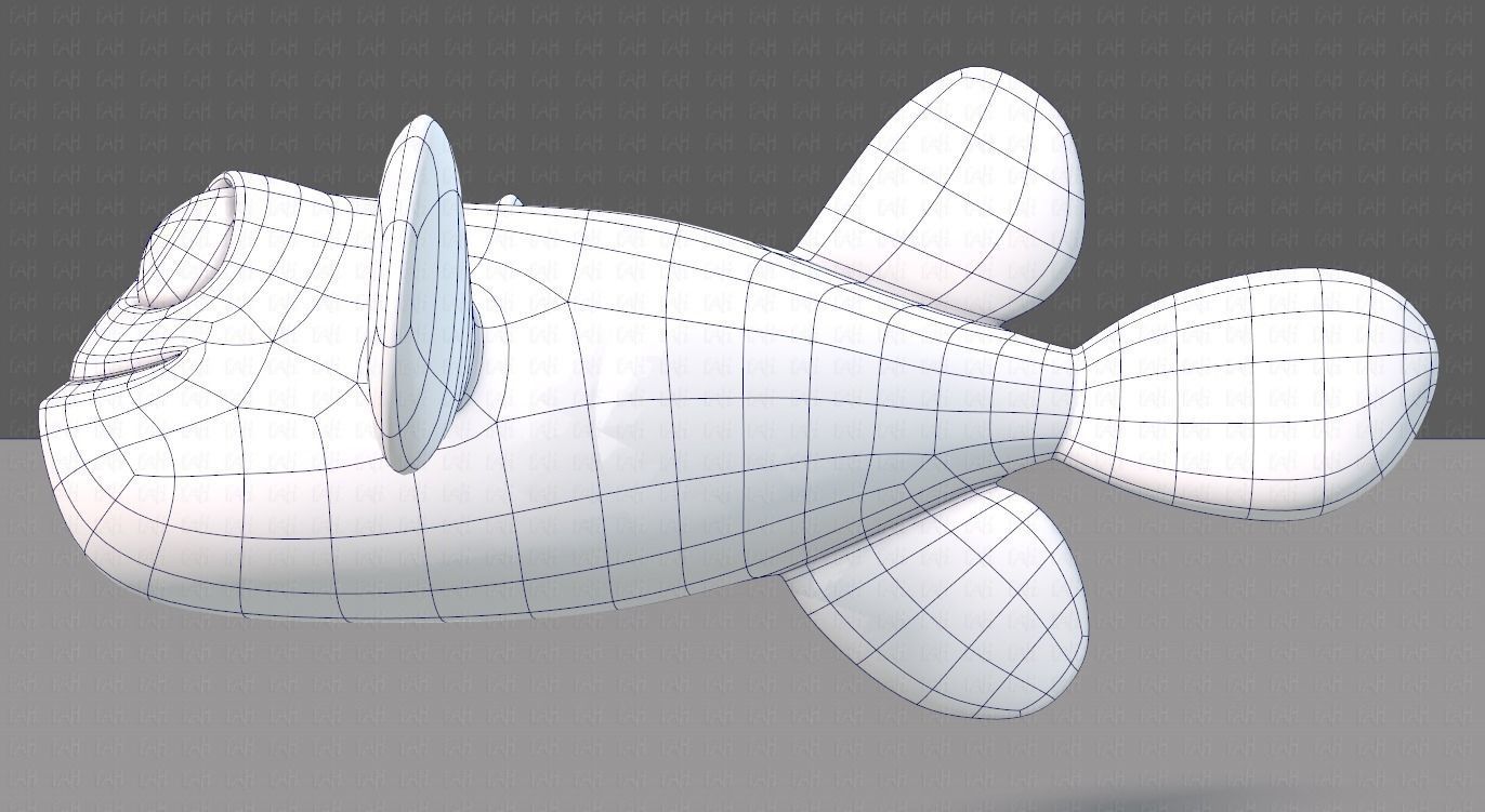 Fish V06 Low-poly 3D model_15