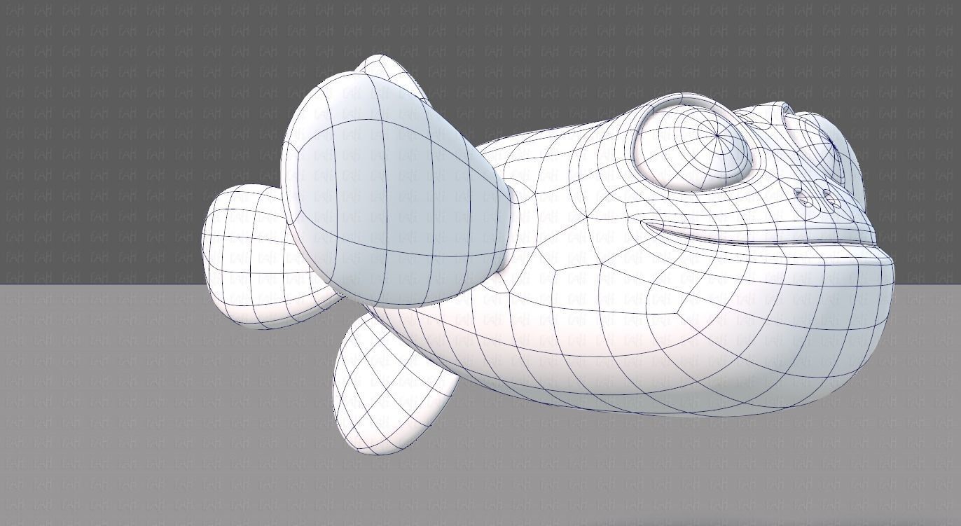 Fish V06 Low-poly 3D model_10