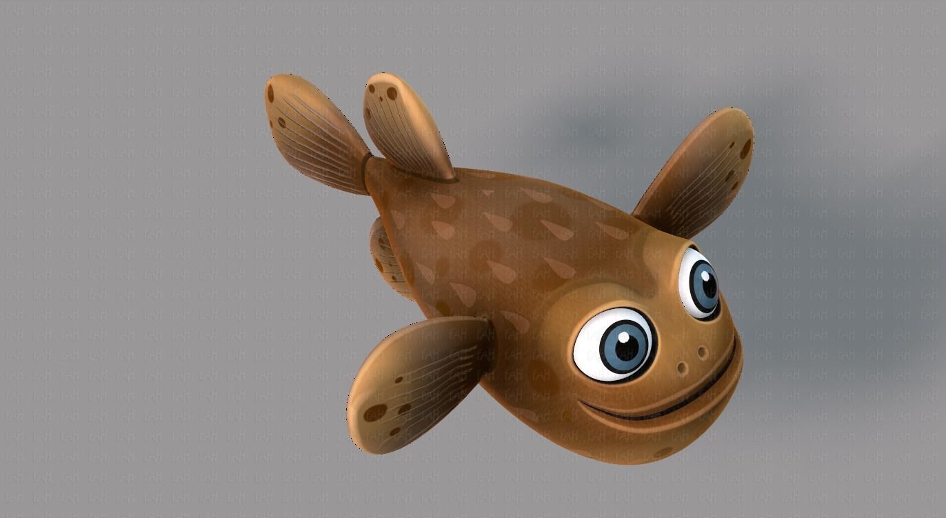 Fish V06 Low-poly 3D model_18