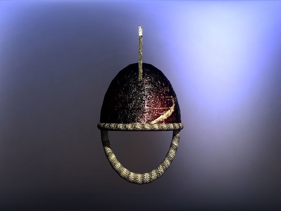 Simple Berserk helmets collection Low-poly 3D model_39