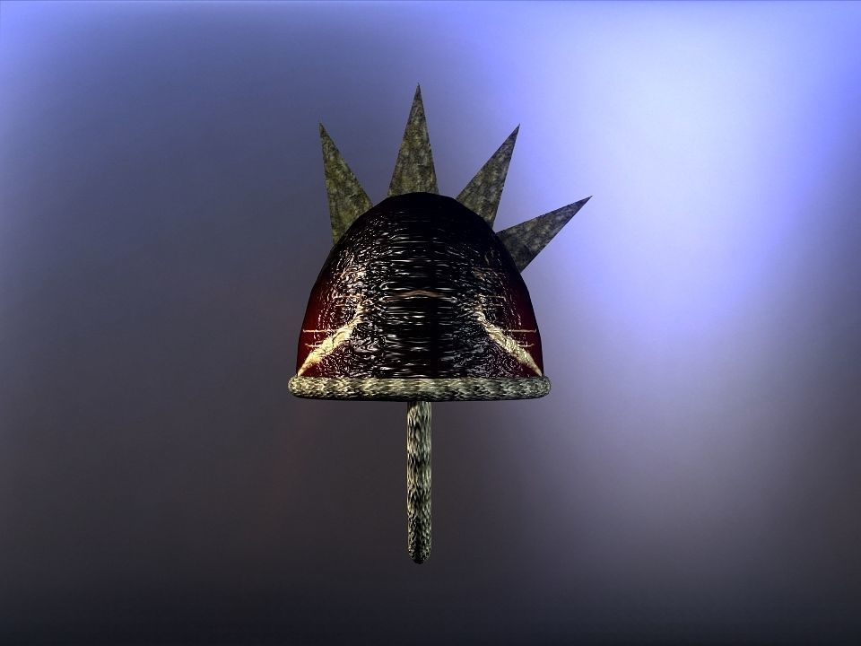 Simple Berserk helmets collection Low-poly 3D model_4