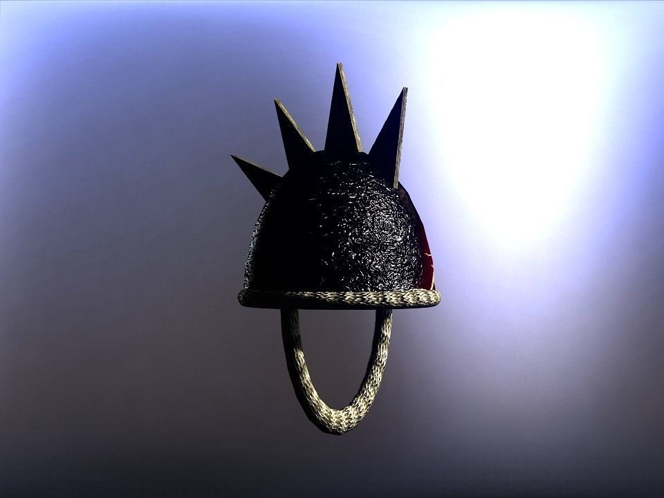 Simple Berserk helmets collection Low-poly 3D model_6