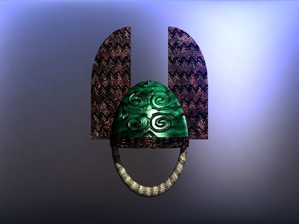 Simple Berserk helmets collection Low-poly 3D model_24